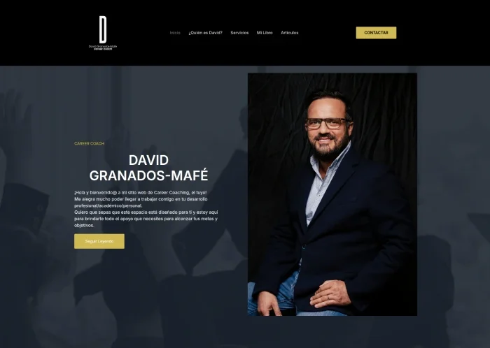 Diseño web para David Granados Mafé