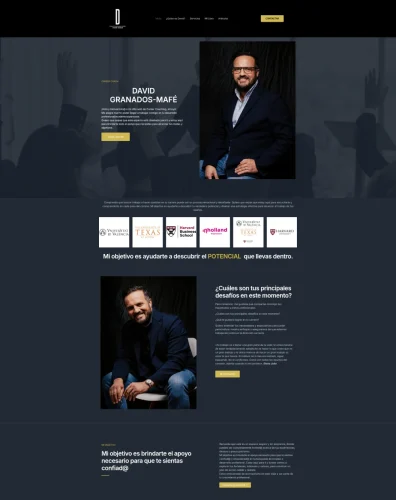 Diseño web para David Granados Mafé