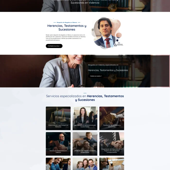 Diseño web para Abogados de herencias en Valencia