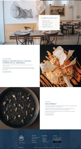 Diseño web para La llar del pescador